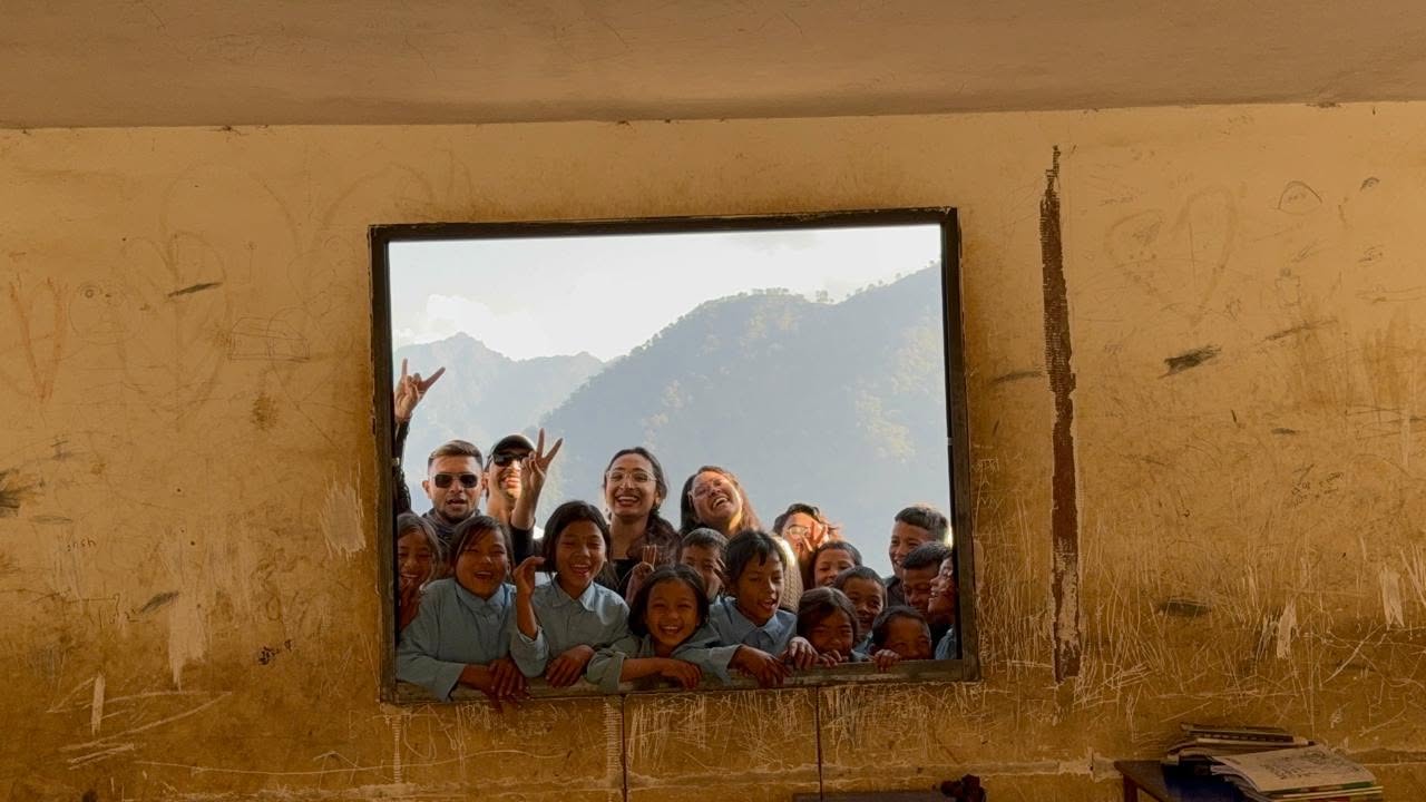 Himalayan landscape and youth